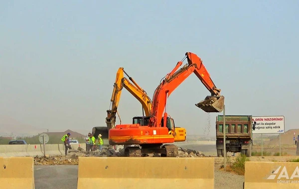 Bakı-Quba yolunun bir hissəsində təmir-bərpa işləri yekunlaşıb - FOTO/VİDEO