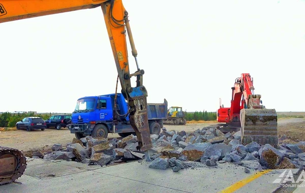 Bakı-Quba yolunun bir hissəsində təmir-bərpa işləri yekunlaşıb - FOTO/VİDEO