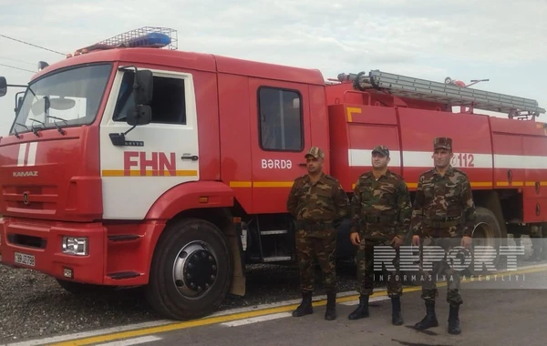 Сотрудники МЧС Азербайджана потушили пожар на АЗС вблизи Ханкенди - ОБНОВЛЕНО + ФОТО