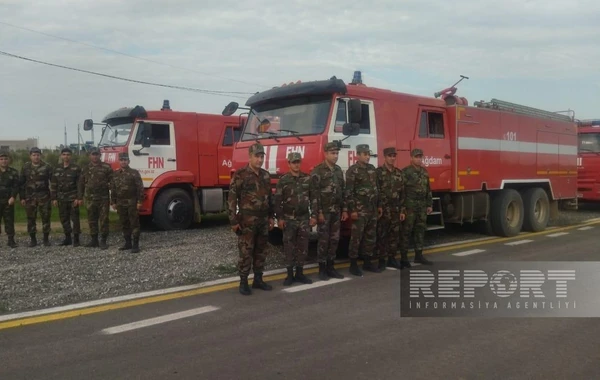 Сотрудники МЧС Азербайджана потушили пожар на АЗС вблизи Ханкенди - ОБНОВЛЕНО + ФОТО