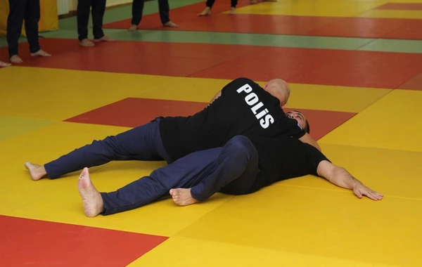 Polis əməkdaşları üçün cüdo təlimi keçirilib - FOTO