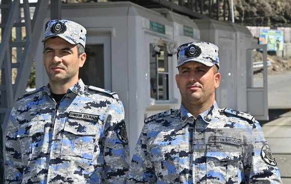 На погранпункте "Лачын" почтили память шехидов - ФОТО