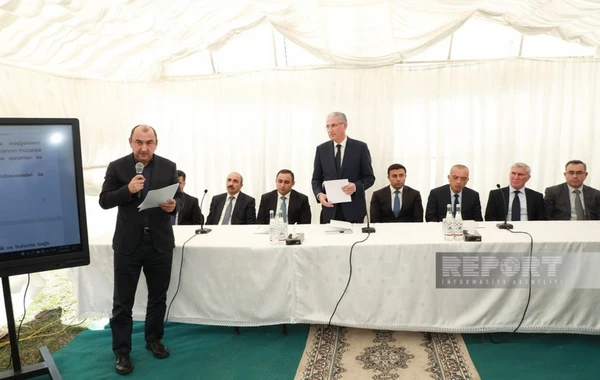 Söyüdlü kəndinin sakinləri tullantıxana sahəsində monitorinqin nəticələri barədə məlumatlandırılıb - FOTO