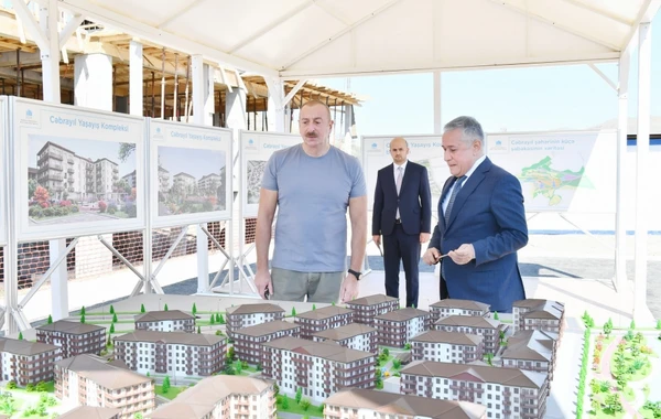 Prezident İlham Əliyev Cəbrayıl rayonuna səfər edib - FOTO