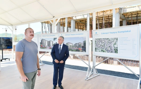 Prezident İlham Əliyev Cəbrayıl rayonuna səfər edib - FOTO