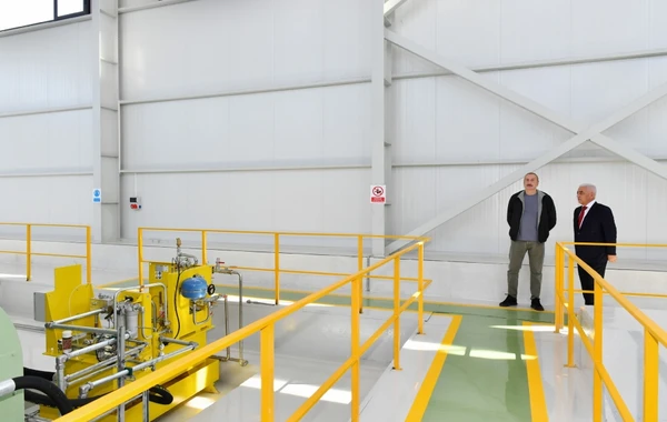 İlham Əliyev “Cahangirbəyli” Su Elektrik Stansiyasının açılışında iştirak edib - YENİLƏNİB - FOTO