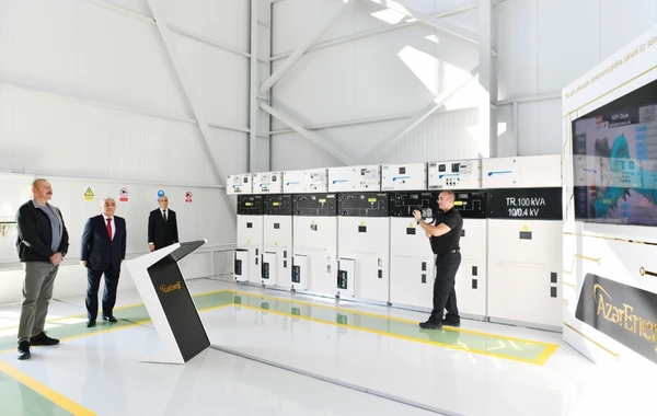İlham Əliyev “Cahangirbəyli” Su Elektrik Stansiyasının açılışında iştirak edib - YENİLƏNİB - FOTO