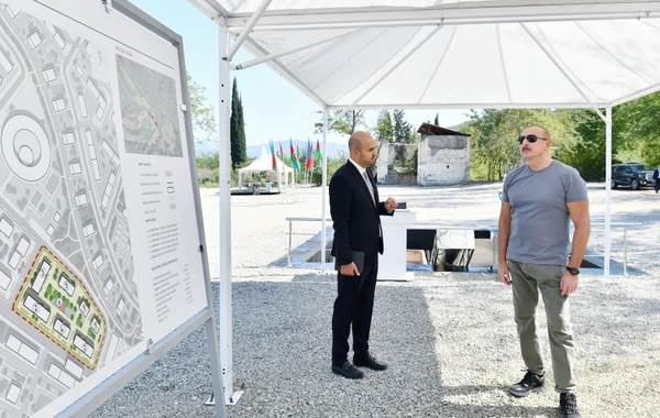 В городе Зангилан заложен фундамент 3-го жилого комплекса - ФОТО