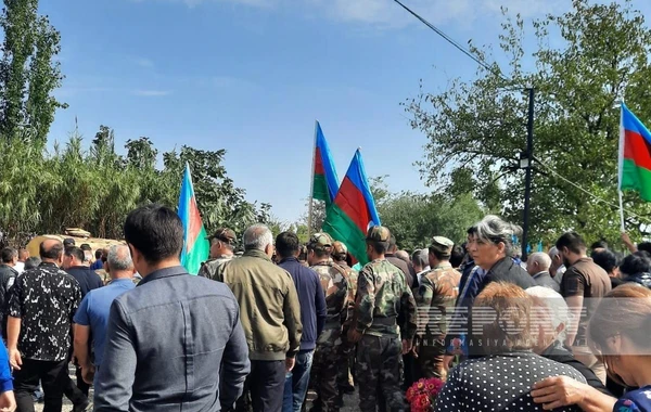 В Самухе похоронен погибший в ходе антитеррористических мероприятий Илькин Гараев - ОБНОВЛЕНО + ФОТО
