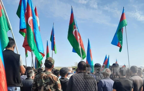 В Самухе похоронен погибший в ходе антитеррористических мероприятий Илькин Гараев - ОБНОВЛЕНО + ФОТО