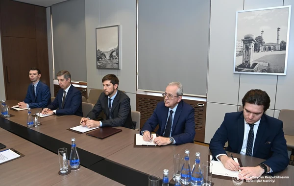 Ceyhun Bayramov Putinin müşaviri ilə görüşüb - FOTO