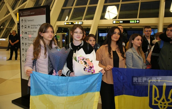 В целях реабилитации в Азербайджан из Украины доставлены еще 30 детей - ФОТО