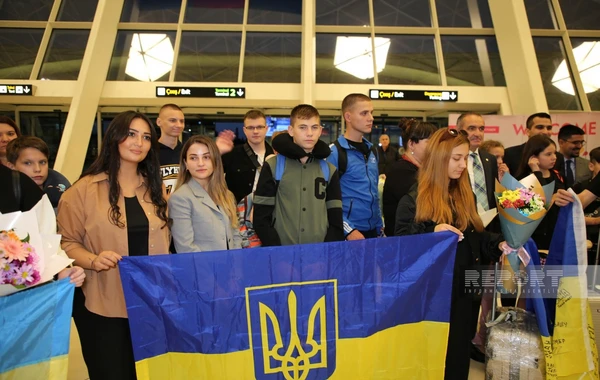 В целях реабилитации в Азербайджан из Украины доставлены еще 30 детей - ФОТО