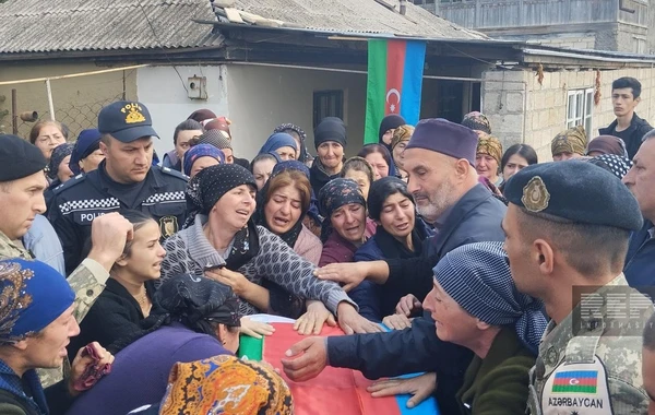 В Гусаре завершилась церемония прощания с шехидом Вюсалом Оруджевым - ОБНОВЛЕНО + ФОТО