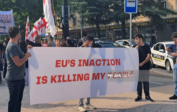 Gürcüstan polisi erməni diasporasının Azərbaycana qarşı təxribatına icazə verməyib - FOTO