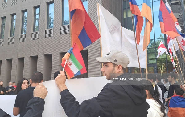 Gürcüstan polisi erməni diasporasının Azərbaycana qarşı təxribatına icazə verməyib - FOTO