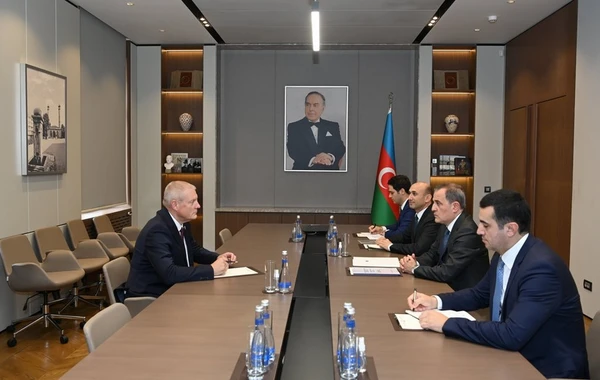 Ceyhun Bayramov Latviyanın Azərbaycandakı yeni səfiri ilə görüşüb - FOTO