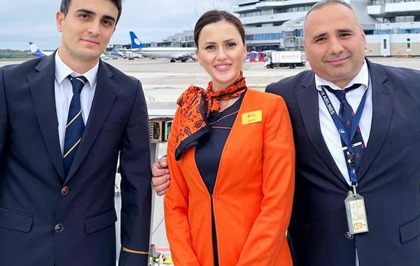 AZAL выполнил первый рейс по маршруту Баку - Минск - Баку - ФОТО