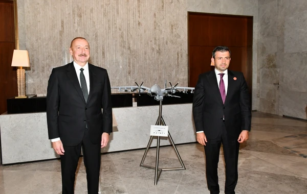 İlham Əliyev və Mehriban Əliyeva 74-cü Beynəlxalq Astronavtika Konqresinin açılışında - YENİLƏNİB + FOTO