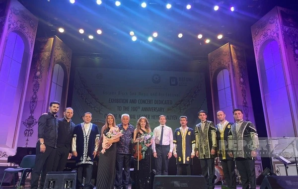 Batumidə Heydər Əliyevin 100 illik yubileyi münasibətilə konsert proqramı təqdim edilib - FOTO