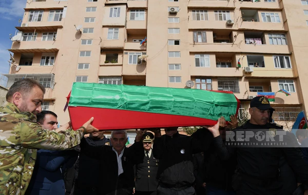 Daşaltıda 31 il sonra meyitinin qalıqları tapılan şəhidlə vida mərasimi başa çatıb - YENİLƏNİB - FOTO