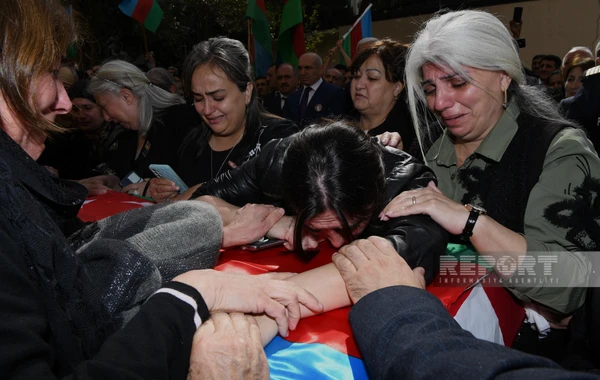 Daşaltıda 31 il sonra meyitinin qalıqları tapılan şəhidlə vida mərasimi başa çatıb - YENİLƏNİB - FOTO