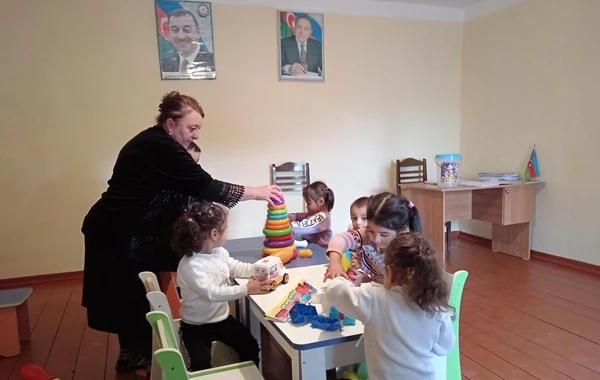 Ermənistanla sərhəd kənddə fəaliyyəti dayandırılan bağça 30 ildən sonra istifadəyə verilib - FOTO