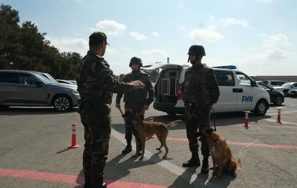 Heydər Əliyev Beynəlxalq Aeroportu və FHN birgə təlim keçirib - FOTO/VİDEO