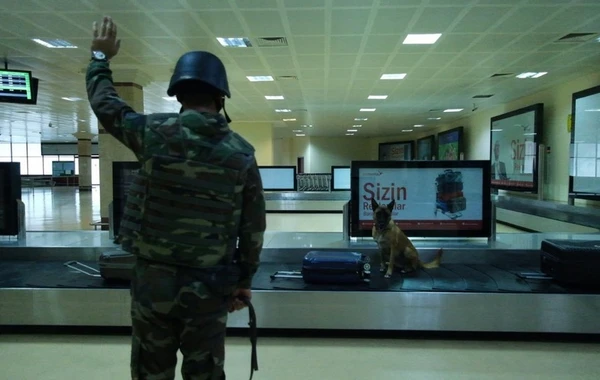 Heydər Əliyev Beynəlxalq Aeroportu və FHN birgə təlim keçirib - FOTO/VİDEO