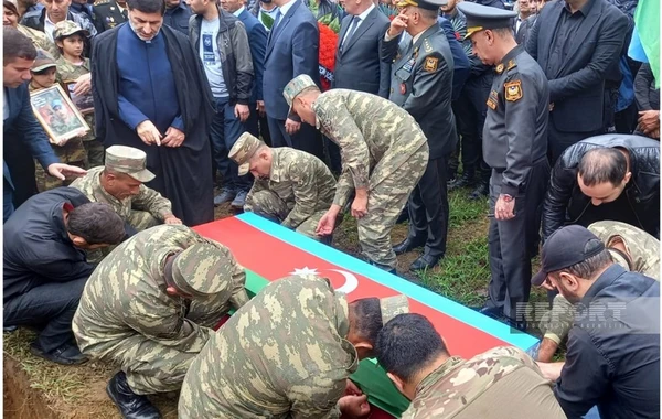 Şəhid Yusif Xəlilov Lənkəranda dəfn edilib - YENİLƏNİB - FOTO