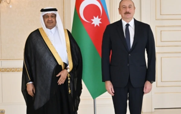 Prezident Səudiyyə Ərəbistanının ölkəmizdə yeni təyin olunmuş səfirinin etimadnaməsini qəbul edib - FOTO