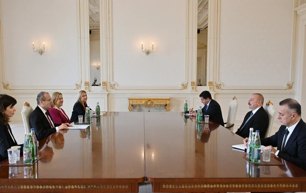 Prezident İlham Əliyev ÜST-nin Avropa üzrə regional direktorunu qəbul edib - YENİLƏNİB - FOTO
