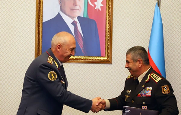 Azərbaycan ilə Qazaxıstan arasında hərbi əməkdaşlığın inkişaf perspektivləri müzakirə olunub - FOTO/VİDEO