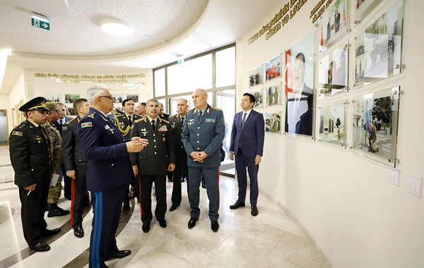 Azərbaycan ilə Qazaxıstan arasında hərbi əməkdaşlığın inkişaf perspektivləri müzakirə olunub - FOTO/VİDEO