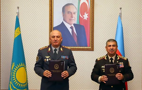 Azərbaycan ilə Qazaxıstan arasında hərbi əməkdaşlığın inkişaf perspektivləri müzakirə olunub - FOTO/VİDEO