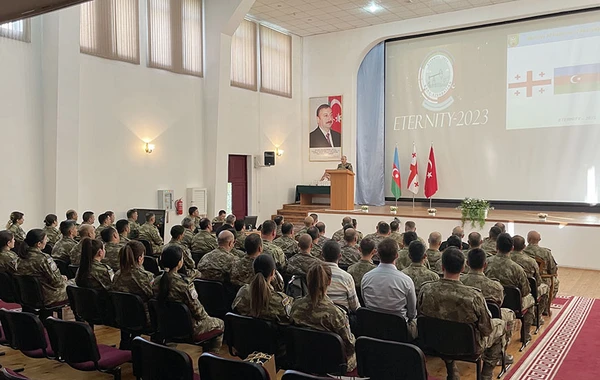 Azərbaycan, Türkiyə və Gürcüstanın hərbçilərinin komanda-qərargah təlimi başa çatıb - FOTO/VİDEO