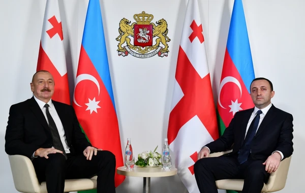 Prezident İlham Əliyevin İrakli Qaribaşvili ilə təkbətək görüşü olub - YENİLƏNİB