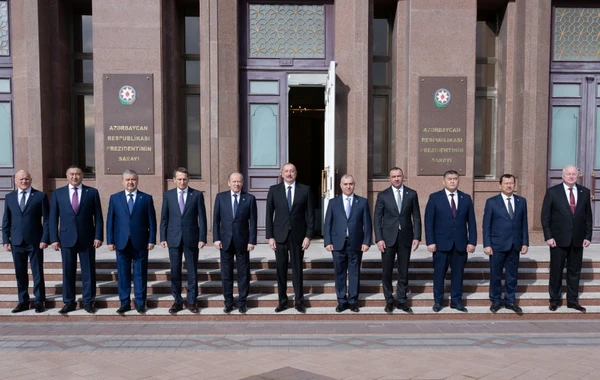 İlham Əliyev MDB dövlətlərinin təhlükəsizlik və xüsusi xidmət orqanlarının rəhbərlərini qəbul edib - YENİLƏNİB - FOTO