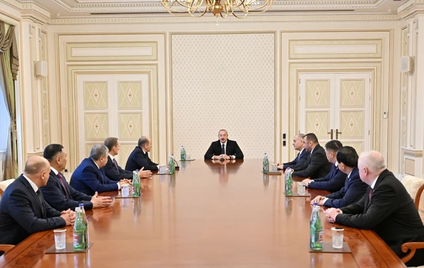 İlham Əliyev MDB dövlətlərinin təhlükəsizlik və xüsusi xidmət orqanlarının rəhbərlərini qəbul edib - YENİLƏNİB - FOTO