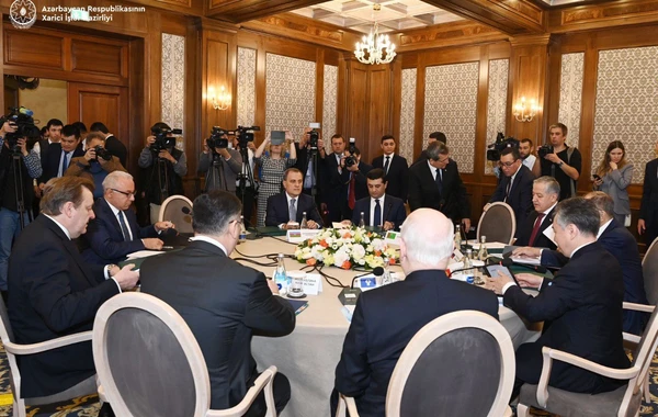 Bişkekdə MDB XİN başçılarının Şurası öz işinə başlayıb, Ceyhun Bayramov qırğız həmkarı ilə görüşüb - FOTO