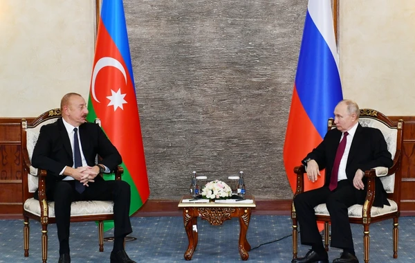Bişkekdə Azərbaycan və Rusiya prezidentlərinin görüşü olub - YENİLƏNİB-3 - FOTO/VİDEO