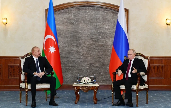 Bişkekdə Azərbaycan və Rusiya prezidentlərinin görüşü olub - YENİLƏNİB-3 - FOTO/VİDEO