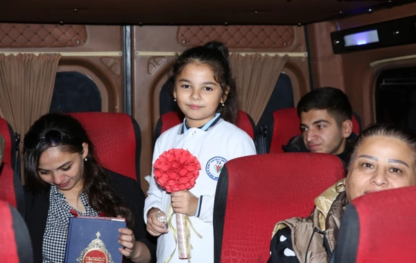 Böyük Qayıdış: Növbəti 22 ailə Füzuliyə yola salınıb - FOTO