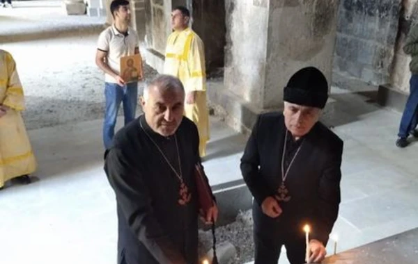 Члены Албано-Удинской христианской общины Азербайджана посетили Лачынский район - ФОТО