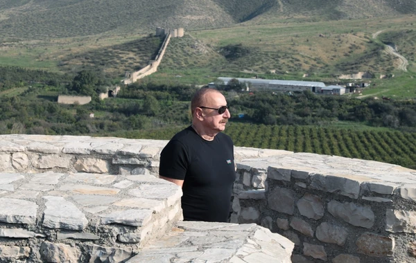 İlham Əliyev Əsgəran qalasında olub - YENİLƏNİB + FOTO
