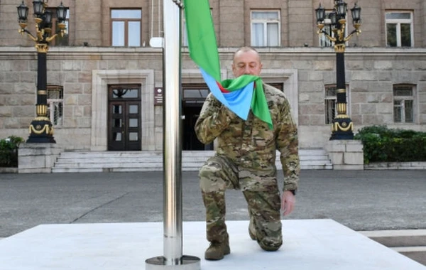 Prezident Xankəndidən çıxış edib - YENİLƏNİB + FOTO/VİDEO