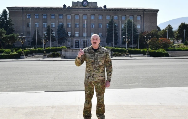 Prezident Xankəndidən çıxış edib - YENİLƏNİB + FOTO/VİDEO