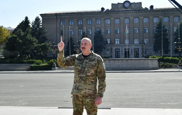 Prezident Xankəndidən çıxış edib - YENİLƏNİB + FOTO/VİDEO