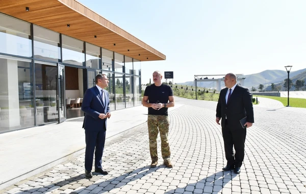 Prezident Tərtər rayonunun Suqovuşan qəsəbəsində istirahət parkının açılışında iştirak edib - YENİLƏNİB + FOTO