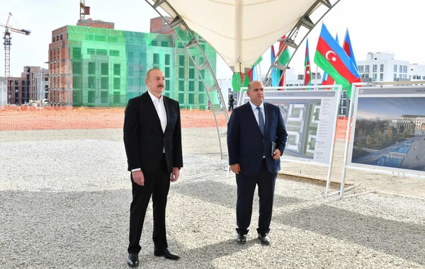 В Физули заложен фундамент административного здания - ФОТО